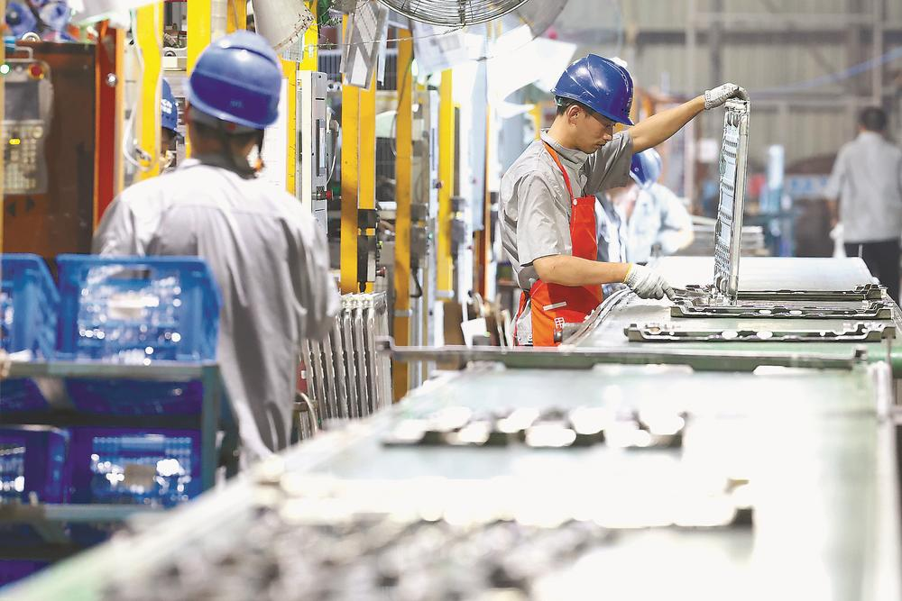 福州市長樂區多家企業搶生產、趕訂單